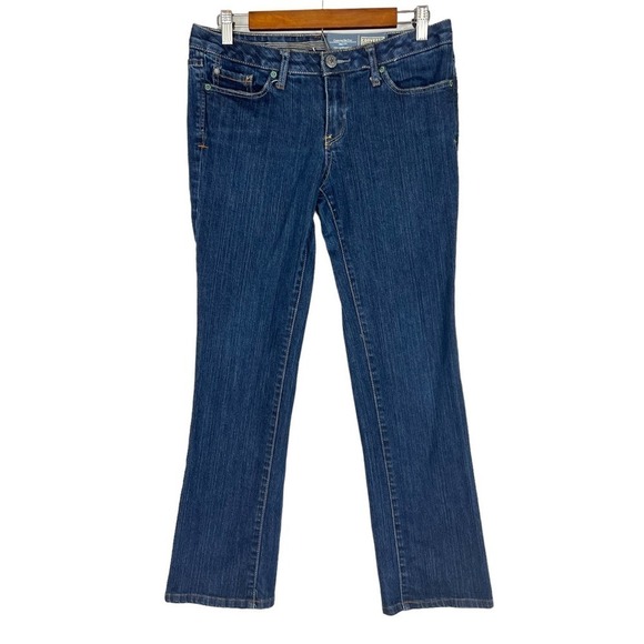 CONVERSE ONE-STAR MEDIUM WASH STRAIGHT LEG JEANS WOMEN'S SIZE 8 - Picture 1 of 14